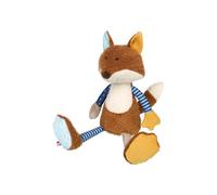 Sigikid 42849 - Peluche de Zorro Patchwork Sweety para Jugar y abrazar, Mezcla de Materiales Suaves para bebés y niños, niños y niñas de 0 Meses a 8 años, Multicolor/Zorro, 39 cm
