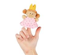 SIGIKID 43006 Muñeca de Dedo Princesa, Muñeco de Peluche para Poner en los Dedos, Juego de rol, Contar Historias, Jugar, para niños a Partir de 6 Meses, Princesa/Rosa, 10 cm