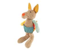 SIGIKID 43231 - Peluche de Canguro de Patchwork Sweety, Color Amarillo para niñas y niños de 0 a 8 años