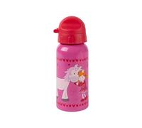 SIGIKID Botella de acero inoxidable Pinky Queeny, a prueba de fugas, sin BPA, resistente, ligera, con tapón de rosca desmontable, fácil de limpiar, para niños de 3 a 8 años, número de referencia 25288