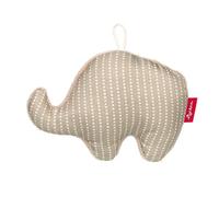 SIGIKID Juguete para bebé con sonajero de elefante RedStars, para bebés desde el nacimiento, número de referencia 42951, color beige y gris, 13 cm