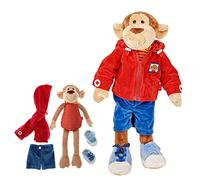 Sigikid- Lernaffe Soft PlayQ Mädchen und Jungen Juguete Educativo, Recomendado a Partir de 1 año, Color Multicolor-Monkey (40989)