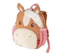 Sigikid Mini mochila infantil para cuna, guardería, excursiones recomendadas para niñas a partir de 2 años, Rosa/Marrón/Pony, small, Casual