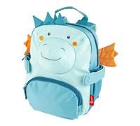 Sigikid Mochila infantil para guardería, resistente, ligera, apta para niños, para guardería, excursiones, ocio, para niños de 2 a 5 años, 5,2 l, Azul/Dragón, small, Casual