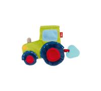 Sigikid, Niñas y Niños, Tela de Actividad Crepitante, Tractor, Verde/Azul, 42301