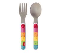 Sigikid Rainbow conejo cubiertos Set, 14 cm