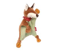 Sigikid- Schnuffeltuch Forest Fox niños Juguetes para bebés, Recomendado Desde el Nacimiento, Color Verde/marrón/Zorro, Baby (39234)