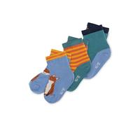 Sigikid Sockenset 3er Mini Jungen Wild Fox Juego de 3 Calcetines, carbón, 31-33 para Niños