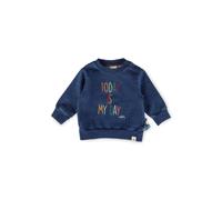 Sigikid Sudadera de bebé de algodón orgánico para niñas y niños, azul, 98