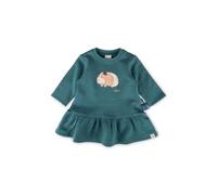 Sigikid Vestido de bebé de algodón orgánico para niñas, verde, 74 cm