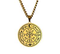 Sigil of Lilith - Collar con sello sobrenatural, amuleto gótico pagano, regalo religioso