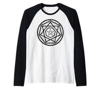 Sigillum Aemeth DEE Magia Enoquiana Camiseta Manga Raglan