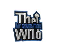 SigitasTrading 1 parche de 8 cm bordado con logotipo de The Who My Generation para planchar con hierro