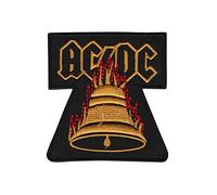 SigitasTrading AC DC ACDC Hell Bells Parche Patch Bordado con Logotipo para Planchar de Hierro en Apliques