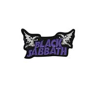 SigitasTrading Black Sabbath Never Say Die_1 Parche Patch Bordado con Logotipo para Planchar de Hierro en Apliques