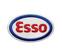SigitasTrading ESSO Racing Champion Team Parche Patch Bordado con Logotipo para Planchar de Hierro en Apliques
