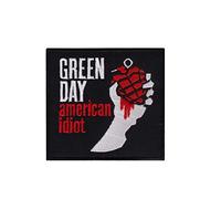SigitasTrading Green Day American Idiot Big Parche Patch Bordado con Logotipo para Planchar de Hierro en Apliques