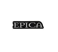 SigitasTrading - Parche de metal con parche bordado para planchar - Negro - Rectangular - 1 unidad - Música