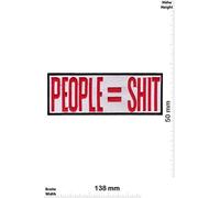 SigitasTrading Slipknot People Shit Parche Patch Bordado con Logotipo para Planchar de Hierro en Apliques
