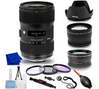 Sigma 18-35mm F/1.8 Dc HSM Art Lente para Nikon 210306-10PC Pack de Accesorios
