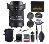 Sigma 18-50mm f2.8 DC DN Lente contemporánea para Sony E con paquete de viaje y foto de lujo Sunshine - 4 años de garantía del fabricante en EE. UU