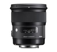 Objetivo - Sigma 24mm, 90.2 mm, F/1.4 DG HSM ART Nikon, Negro