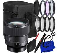 Sigma 85mm F / 1.4 Dg Dn Art Lente para sony E 322965-12PC Pack de Accesorios