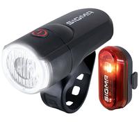 Sigma Aura 30 Curvo Set 15970 Lámpara Bicicleta 30 Lux Stvzo Luz de la LED 40M