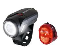 Sigma Aura 35 Set 17360 Luz de la Bicicleta 35 Lux LED Lámpara Stvzo 45M USB