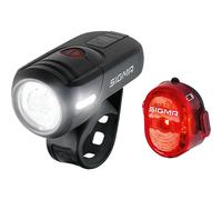 Sigma Aura 45 Lux Fahrrad-Frontlampe USB Set Con Nugget II Luz Trasera Con Stvzo