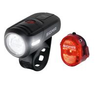 Sigma Aura 45 Set 17460 Luz de la Bicicleta 45 Lux LED Lámpara Stvzo Trasera USB