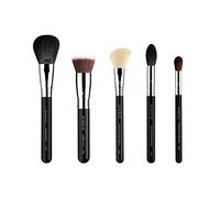 Sigma Beauty Classic Face Brush Set De 5 - Brochas De Maquillaje Hipoalergénicas, Con Fibras Sintéticas Ultrasuaves - Base, Polvo, Rubor Y Contorno, Herramientas De Maquillaje Profesional
