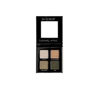 Sigma Beauty Paleta de sombras de ojos cuádruple, sombra de ojos de maquillaje cuádruple con una fórmula suave como la mantequilla y tonos mezclables para un aspecto impecable de ojos, diseñada para