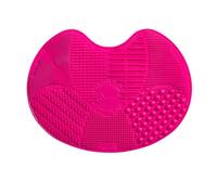 Sigma Beauty Spa® Express Alfombrilla De Limpieza Para Brochas De Maquillaje - Limpiador De Alfombrillas De Goma De Silicona, Con Ventosas - Múltiples Texturas Para Diferentes Brochas - Rosa
