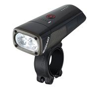 SIGMA Buster 1600 | Luz Frontal con 1600 lúmenes | Luz Frontal Recargable con 6 Modos de luz | Excelente Imagen Luminosa Gracias a la innovadora Doble Lente con LED Osram | Color: Negro