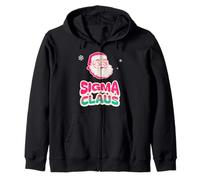Sigma Claus Meme Santa Rizz Funny Christmas 2025 Holiday Sudadera con Capucha