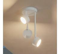 SIGMA Downlight Nemo, 3 luces, blanco, orientable, GX53