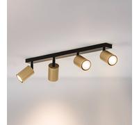 SIGMA Downlight Zoom, 4 luces, negro/dorado