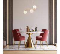 SIGMA Lámpara colgante Gama, 3 luces, dorada