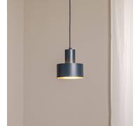 SIGMA Lámpara colgante Rif S, antracita, 1 luz, Ø 15 cm, acero