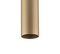 SIGMA Lámpara colgante Sopel 1, recta, oro mate