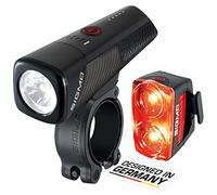 SIGMA Luces Bicicleta Delantera y Trasera Buster 800+RL150 con Cinco Modos & Función de Freno| Luz Bicicleta Delantera con 800 Lúmenes y Trasera 150 Lúmenes | Impermeable & Recargable Luz Bicicleta