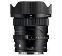 SIGMA Objectif 24mm f/2 DG Noir Contemporary Compatible con Sony E