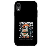 Sigma Penguin Boy Funny Italian-Brainrot Gen Z Meme Carcasa para iPhone XR