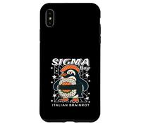 Sigma Penguin Boy Funny Italian-Brainrot Gen Z Meme Carcasa para iPhone XS MAX