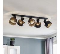 SIGMA Plafón Rif 5, 5 luces, negro