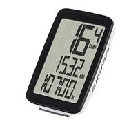 Sigma Pure 1 ATS | Ciclocomputador inalámbrico con 4 Funciones | Gran Pantalla | Velocímetro inalámbrico | Color: Blanco