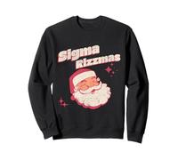 Sigma Rizzmas Meme Santa Funny Christmas 2025 Holiday Sudadera