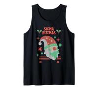 Sigma Rizzmas Santa Sweater Funny Christmas 2025 Holiday Camiseta sin Mangas