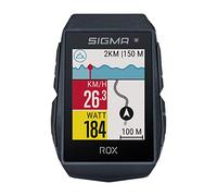 Sigma ROX 11.1 EVO Black Sensor Set | Ciclocomputador GPS inalámbrico y navegación Incl. sensores de Velocidad, frecuencia cardíaca y cadencia | Navegación GPS Outdoor con medición de altitud